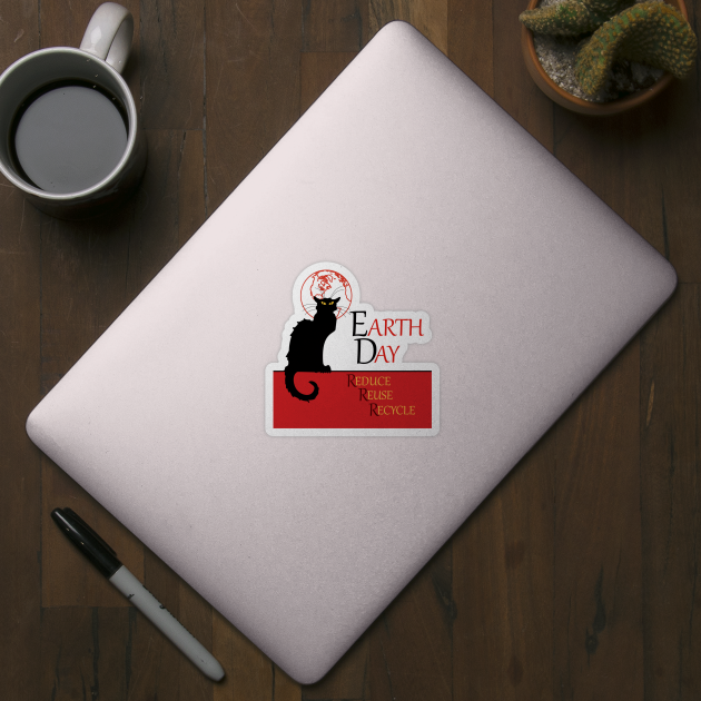 Chat Noir Earth Day by HolidayBug